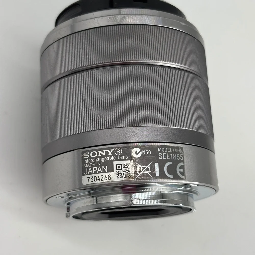 Sony E 18-55mm f/3.5-5.6 OSS Lens Silver SEL1855 E-Mount Mirrorless Zoom